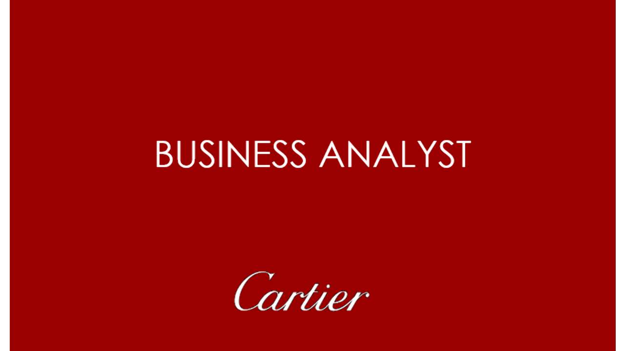 BUSINESS ANALYST at Cartier JobTeaser job video